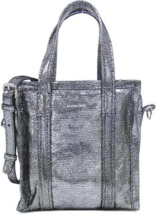 Balenciaga Pre-owned Vintage Tote Bag - Dames - Vintage Shopper - Grijs - ONE Size - Leer - Vintage