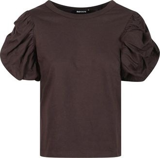 Rotate Rotate T-shirts en Poloshirts - Dames - T-shirts - Bruin - S - Tops