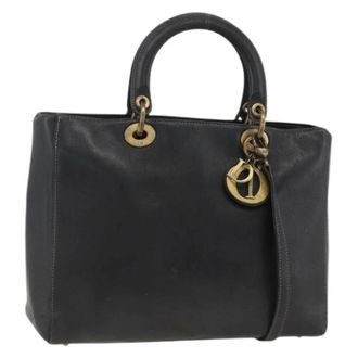 Dior Pre-owned Handbags, female, Black, Size: ONE SIZE Pre-owned Vintage Tote Bag