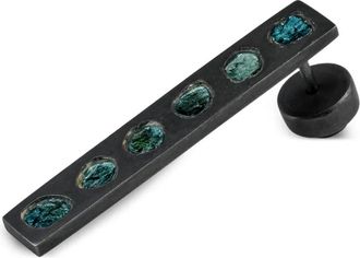 Parts Of Four Orecchino Plate con diamanti - Grigio