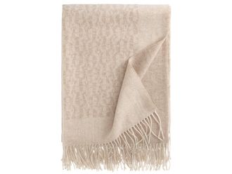 Schubiger M&ouml;bel Plaid A-Nobile Sand 130x130 cm