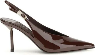 Le Silla Brown Calf Leather Bos Taurus High Heel Womens Pumps