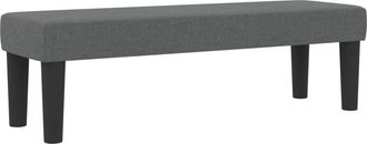 vidaXL Vidaxl - Box Spring Bed with Mattress Dark Grey 160 x 200 cm Fabric