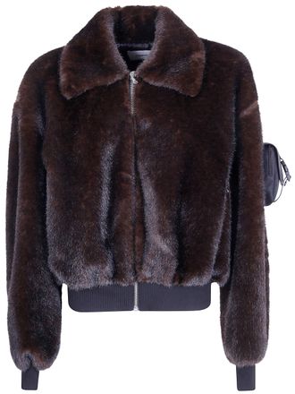 Coperni Jacket Faux Fur Bomber