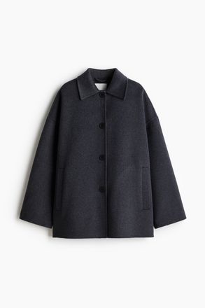 H&M Handgefertigte Jacke aus Wollmix - Grau