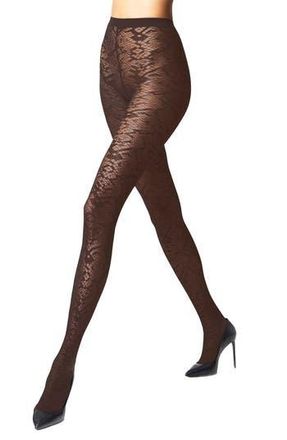 Wolford Snakeskin Tights in Umber at Nordstrom Rack, Size X-Small