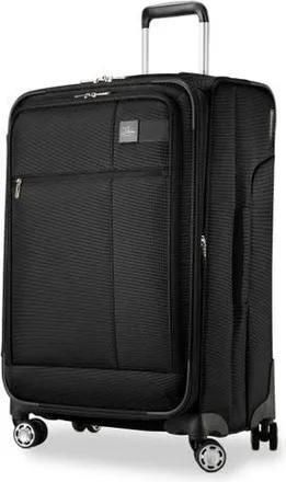 Skyway Sigma 7.0 Softside Expandable 24 Medium Checked Spinner Luggage in Black at Nordstrom