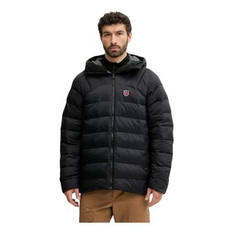 Fj&auml;llr&auml;ven Heren, Jassen, Zwart, Maat: L Leer