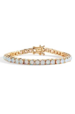 Mint & Lily Blue Opal Tennis Bracelet at Nordstrom, Size 6.5