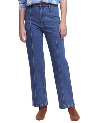 Boden Pintuck Column Leg Jean