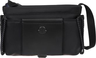 Moncler Kenton Drill Crossbody Tas - Heren - Tassen - Zwart - Maat: ONE Size Zijde