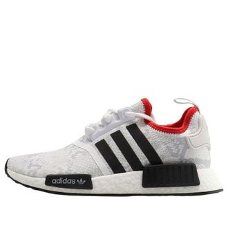 adidas NMD_R1 STLT White Black Scarlet FV3874