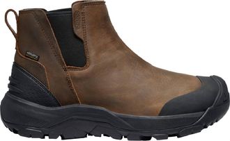 Keen Mens Revel Iv Chelsea Insulated Waterproof Pull On Boots In Canteen/black