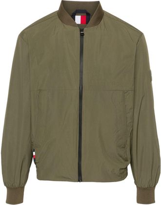 Tommy Hilfiger Portland bomber jacket - men - Recycled Nylon/Polyester/Recycled TPU - L - Green