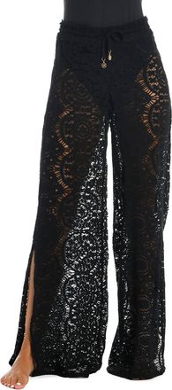 Sunshine 79 Palazzo Pant Swim Cover Up In Black