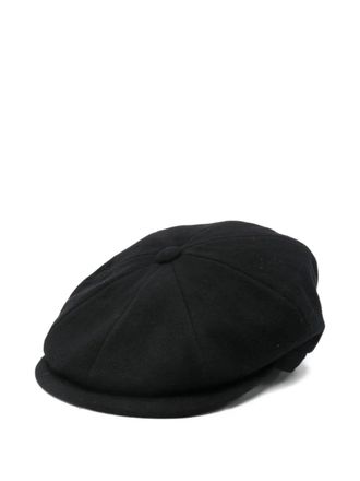 Tagliatore panelled beret - men - Fabric - 60 - Black