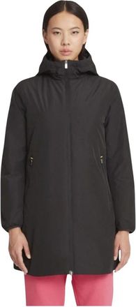 Ciesse Piumini Matilda Lange Gewatteerde Jas - Dames - Regenjassen - Zwart - 2XS - Polyester - Jassen