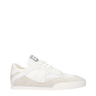 Chlo&eacute; White Fabric Low Top Womens Sneakers