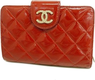 Chanel Patent Leather Wallet (Bi-Fold) (Pre-Owned)