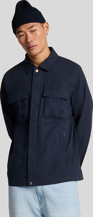 Lyle & Scott Lyle And Scott Mens Ripstop Overshirt - Navy - Size: 40/Regular