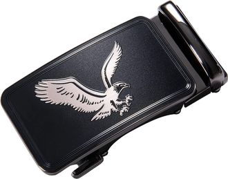Barry.Wang Men Ratchet Buckle Only, Black Eagle