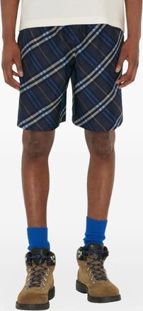 Burberry Shorts in popeline - Blu