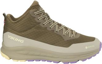 Viking Motion Mid GTX Wanderschuhe f&uuml;r Damen | beige/oliv