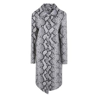R&oacute;he Abrigo de Piel de Serpiente - Coats - Mujer - Multicolor - S