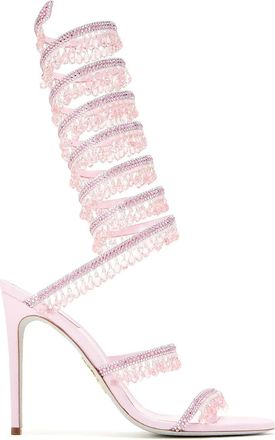 Rene Caovilla Sandali Super Chandelier 105mm - Rosa