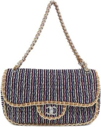 Chanel Pre-owned Tweed Shoulder Bag - Dames - Vintage Schoudertas - Veelkleurig - ONE Size - Tweed - Vintage