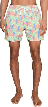 Chubbies The Easy Breezys 5.5 (Classic Lined Swim Trunks) Mens Swimwear Coral- : 2XL, Polyester/Spandex