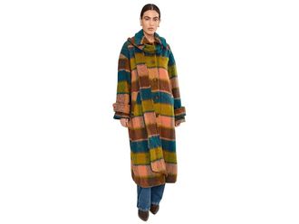 Free People Dalton Wool Womens Jacket Coral : LG (Womens 12-14), Acrylic/Polyester/Wool