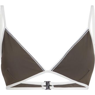 Brunello Cucinelli Bikini top with monili in Military at Nordstrom, Size 40 It