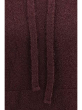 Laneus Cashmere and Silk Hooded Sweater - Purple