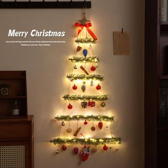 No Brand Decoraci&oacute;n Navide&ntilde;a, &Aacute;rbol De Navidad De Pared Iluminado, Decoraci&oacute;n Navide&ntilde;a, Decoraci&oacute;n De Pi&ntilde;as Y Enredaderas, 55113cm