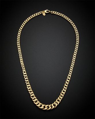 Italian Gold, Inc 14K Italian Gold Graduated Curb Link Necklace