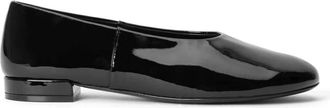 Stuart Weitzman Lenny Flat - Dames - Ballerinas - Zwart - 37 EU - Leer - Schoenen