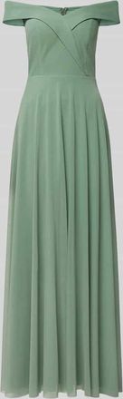 Troyden Collection Abendkleid im Off-Shoulder-Look in Mint, Gr&ouml;&szlig;e 32