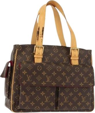 Louis Vuitton Pre-owned Handbags, female, Brown, Size: ONE SIZE Pre-owned Vintage Handbag