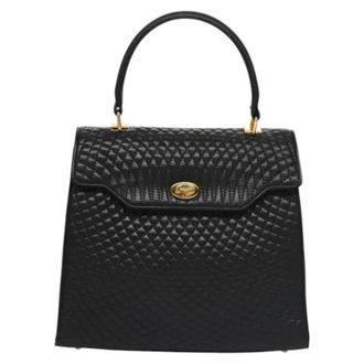 Bally Tweedehands leren handtassen - Dames - Pre-owned - Zwart - Maat: ONE Size Leer