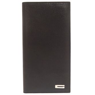 Gucci Black Leather Long Bill Wallet (Bi-Fold) (Pre-Owned)