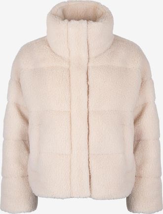 Max Mara Kurze Steppjacke aus Fleece mit Stehkragen Alfredo