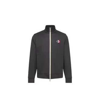 Moncler Moncler Tricolor Logo Zip-up Sweatshirt, Men, Blue, Size: 3xl
