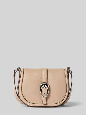 HUGO BOSS Umh&auml;ngetasche mit Magnet Verschluss Modell Jaina_Saddle in Beige, Gr&ouml;&szlig;e 1