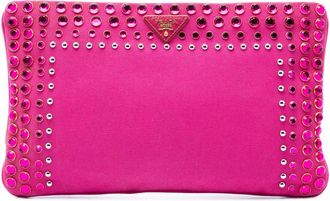 Prada Pre-owned Prada Canvas Canapa Bijoux Clutch Ladies 7AJIBS35ZREC5M0U