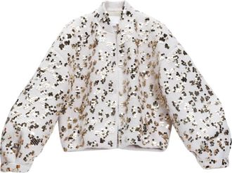 Genny Bomber Paillettes - Dames - Zomerjassen - Veelkleurig - XS - Wol - Jassen