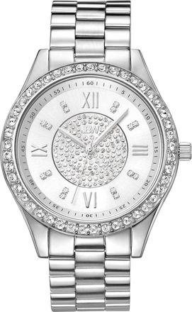 JBW Mondrian Silver Diamond Dial Stainless Steel Ladies Watch J6303A