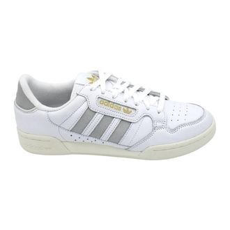 adidas Gestreepte leren sneakers met su&egrave;de inzetstukken - Heren - Skateschoenen - Wit - 42 EU - Su&egrave;de - Fitness