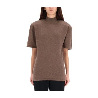 Jacquemus Castagna Knit - Dames - Truien - Bruin - Maat: L Wol