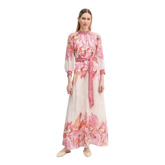 Hale Bob Vestido Largo Belize con Cintur&oacute;n - Dresses - Mujer - Multicolor - M